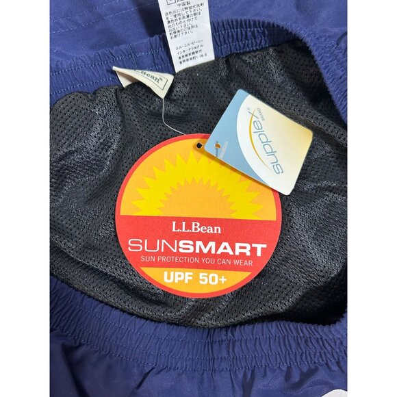 L.L. Bean Women's Swim Shorts - Navy Blue - Picture 3 of 5